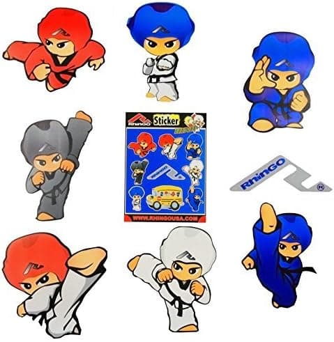 Rhingo Martial Arts Taekwondo Sticker Wall Window Vinyl