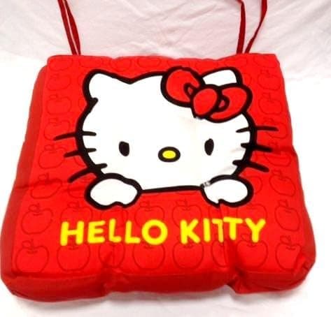 Hello Kitty Seat Cushion Pillow with Strap 16x16"