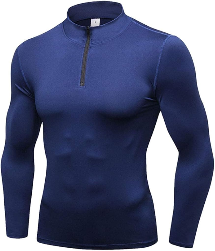 HUAZHUO Men's Autumn and Winter Cycling Fitness Running Training Long Sleeve
