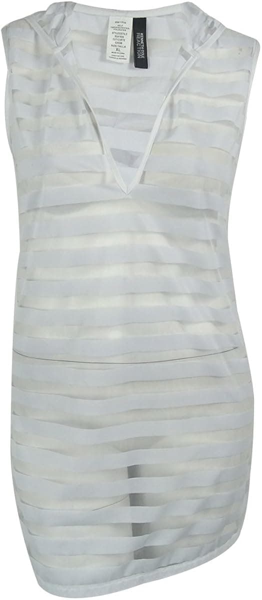 Kenneth Cole Reaction Women's Mod Stripes Sleeveless Cover Up