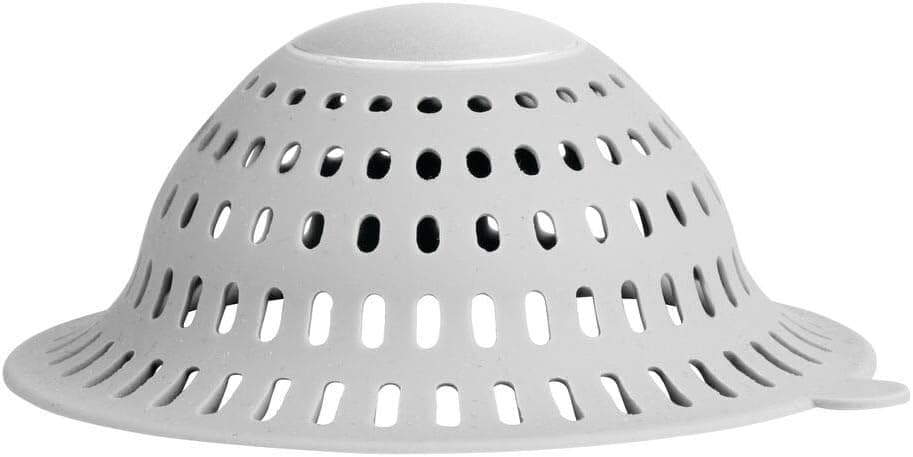 iDesign Metro Ultra Bathroom Shower Drain Protector - Gray/Silver