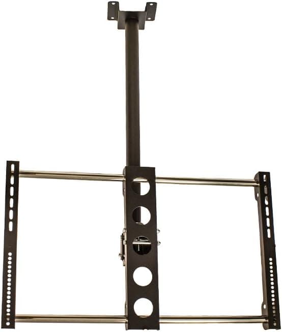 NavePoint Ceiling Mount Bracket with 360 Tilt and Swivel for LED LCD Plasma Flat Screen from 37-63 Inches Black