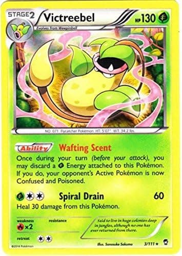 Pokemon - Victreebel (3/111) - XY Furious Fists - Holo