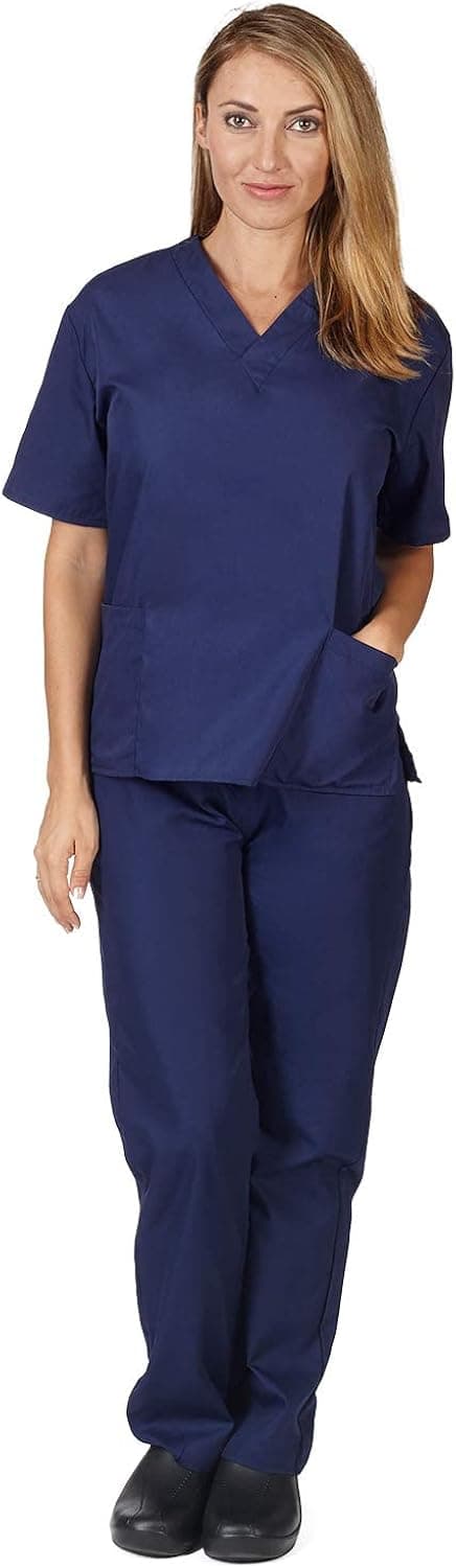 M&M SCRUBS Women's Scrub Sets, Scrub Top and Pants. Run Large