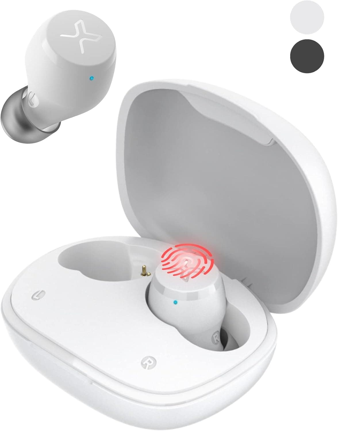 Edifier X3s Environmental Noise Cancelling Earbuds with aptX & CVC 8.0, Lightweight(3.9g for Each Earbud) Bluetooth 5.2 ENC True Wireless Earbuds with Microphone for Stereo Music, White