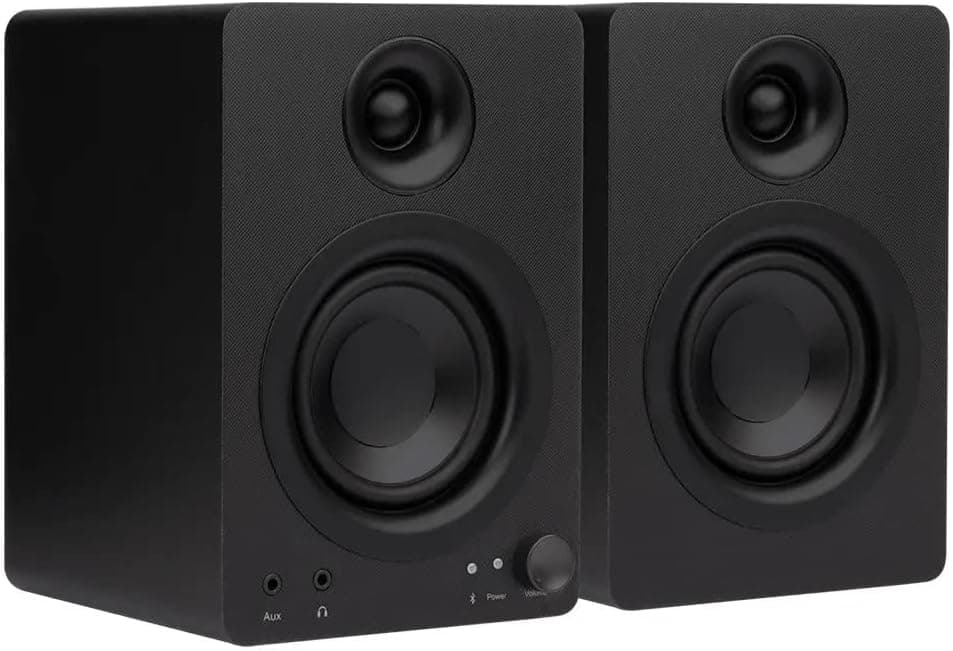 Monoprice DT-3BT 50-Watt Multimedia PC Desktop Powered Speakers with Bluetooth, for Home, Office, Gaming, or Entertainment Setup