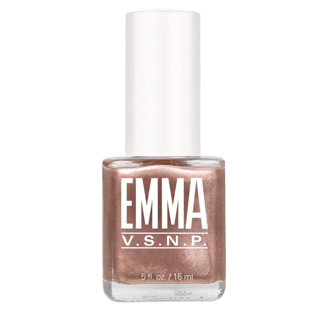 EMMA Beauty Active Nail Polish, Long Lasting Nail Color, 12+ Free Formula, 100% Vegan & Cruelty-Free, Rose Gold Is My Fav, 0.5 fl. oz.