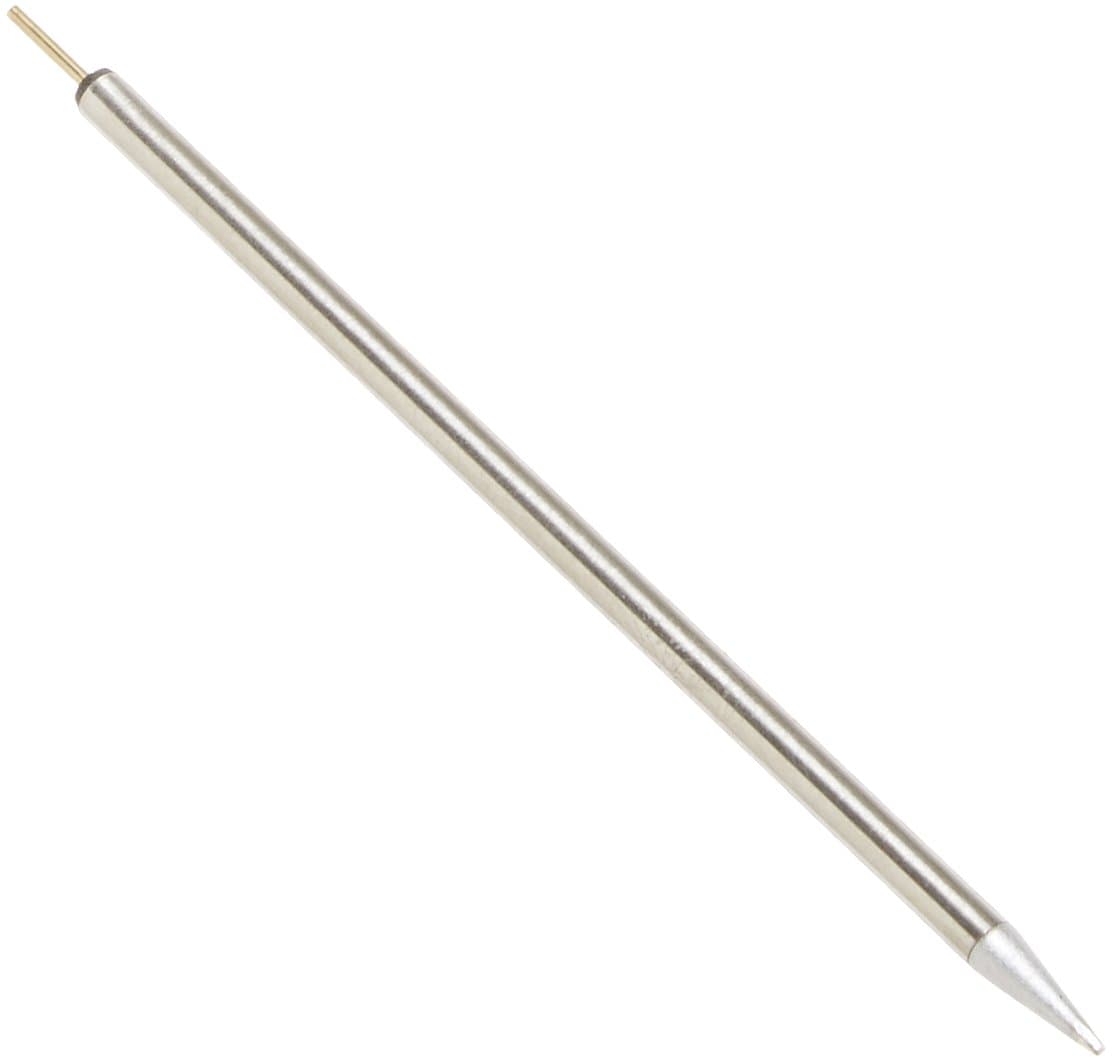 Metcal UFTC-7CHL08 Ultrafine Hand Soldering Tip Cartridge for Most Standard Applications, 775°F Maximum Tip Temperature, Chisel Long, 0.8mm Tip Size, 9mm Tip Length