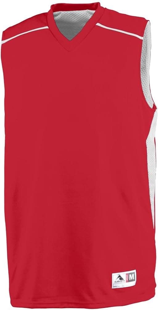Augusta Sportswear Slam Dunk Jersey, 3X-Large, Red/White