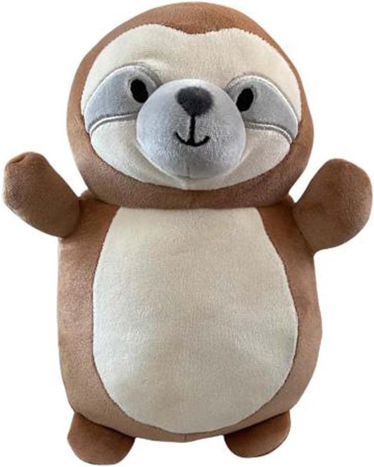 Squishmallow Official Kellytoy Hug Mees Squishy Soft Plush Animal Pets (Simon Sloth, 10 Inch)