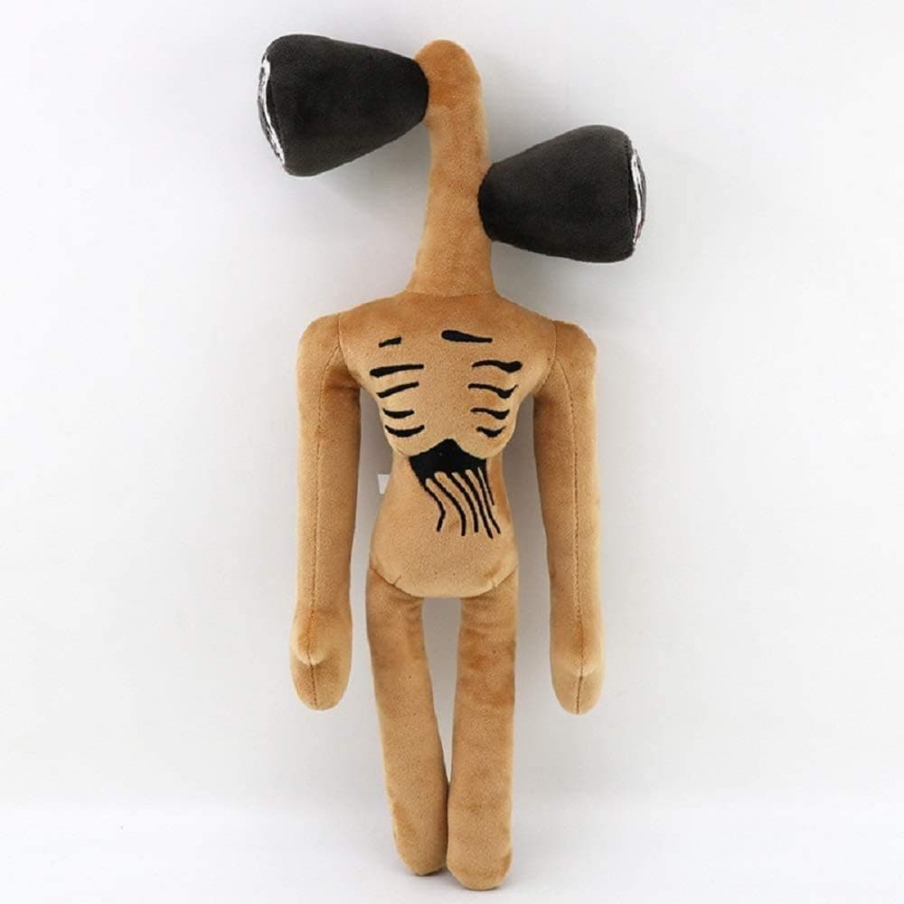 Siren Head Plush Figure Toy Stuffed Toy Doll for Kids Children (Brown)