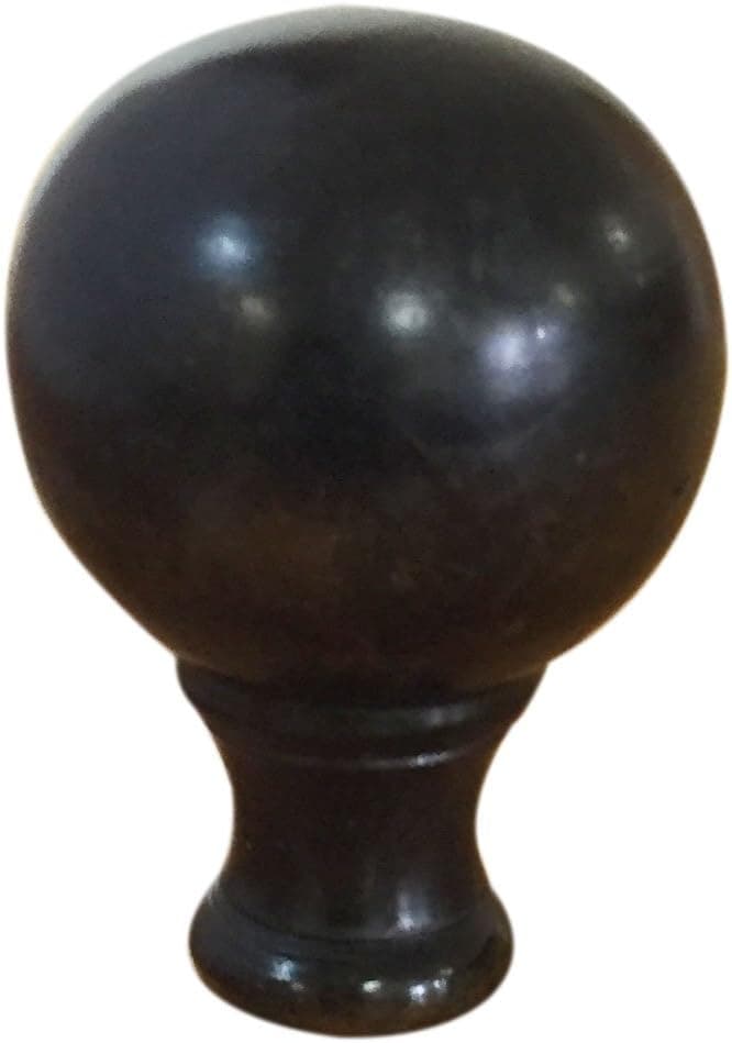 Royal Designs Medium Ball Lamp Finial for Lamp Shade-Antique Brass