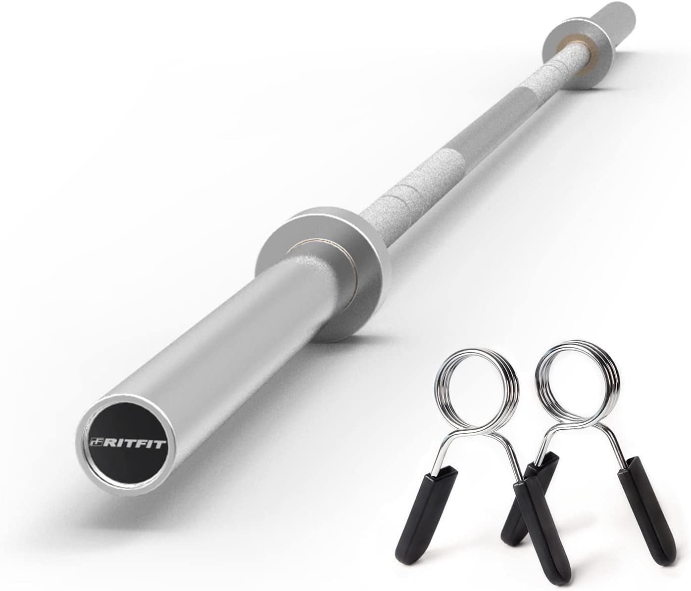 RitFit 4FT/5FT/6FT/7FT Olympic Barbell Bar for Men and Women, Weight Bar for Weight Lifting, Squat and Bench Press