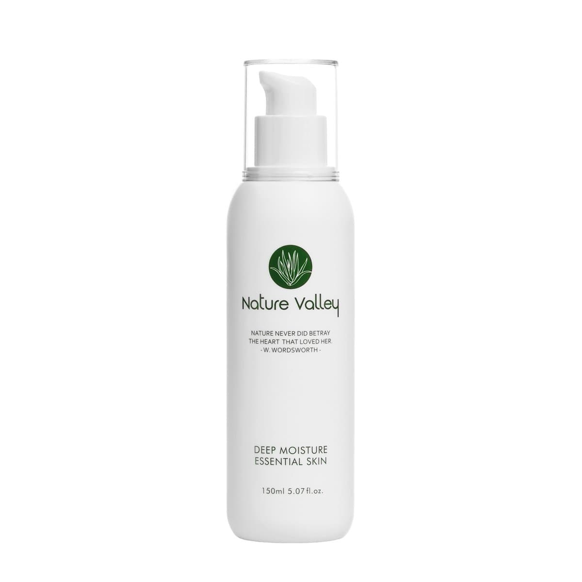 Nature Valley Deep Moisture Essential Skin Toner (Conditioning Aloe Vera Skin Care Health) (non-sticky), 5fl oz