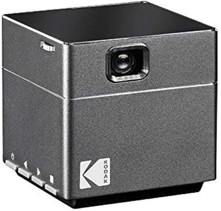 Kodak Wireless WiFi Portable Projector - DLP Pico LED 1080p HD Mini Projector - Supports Android Miracast, iOS Apple Airplay Phones and Devices - Rechargeable with Speakers – HDMI and Micro SD Card