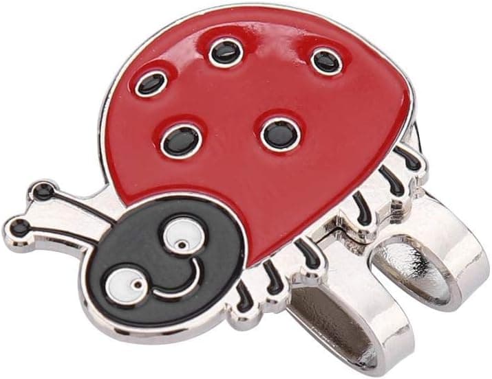 Golf Hat Clip, 6 Cartoon Shape Magnetic Golf Ball Marker Stainless Steel Golf Accessory