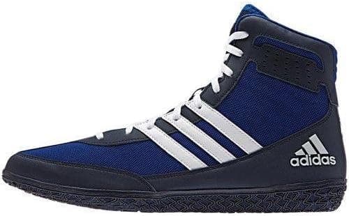 adidas Mat Wizard Wrestling Shoes - Royal/White/Navy - 10