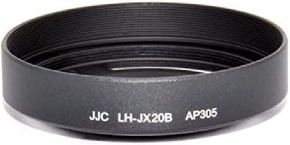 JJC LH-JX20B Black Metal Lens Hood Adapter for Fujifilm Finepix X30 X20 X10 Camera As LH-X10