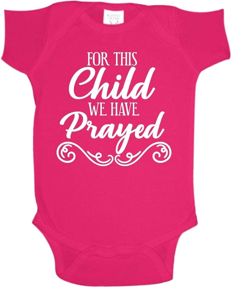 for This Child We Have Prayed Baby One Piece or Toddler T-Shirt