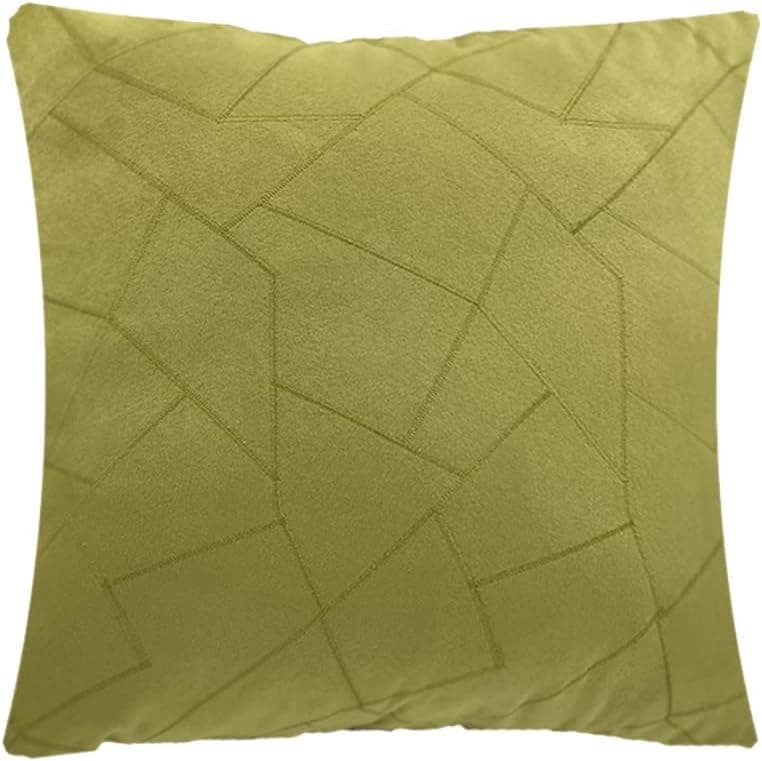 Microtex innovation- Set of 2 Throw Pillows with Stuffing Included, 18x18 Bed Pillows, Filled Embroidered Accent Cushions for Home Décor, Filling 100% Polyester Fiber, Made in USA (Celery)