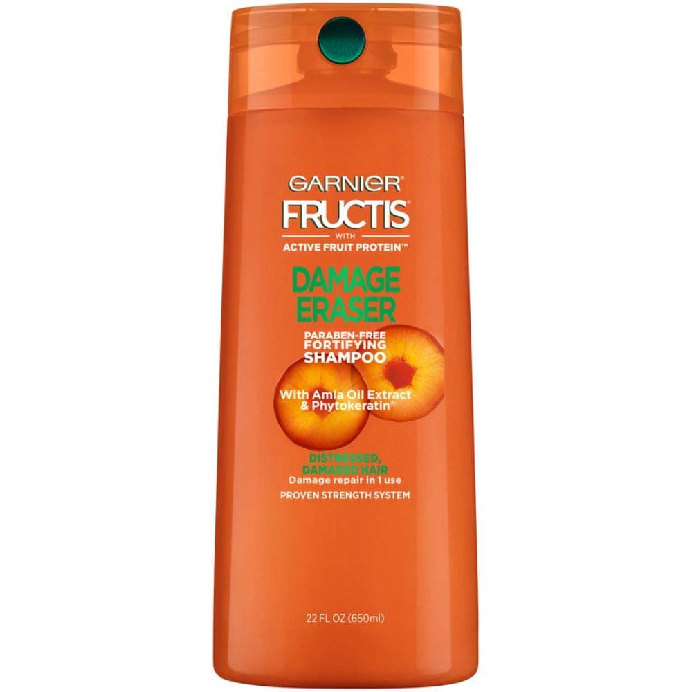 Garnier Fructis Damage Eraser Shampoo, Distressed, Damaged Hair, 22 fl. oz.
