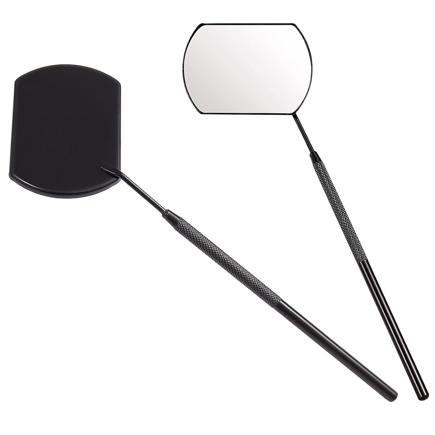 Embagol Eyelash Lash Mirror for Eyelash Extensions Eyelash Extension Mirror Large Square Mirror Stainless Steel Black