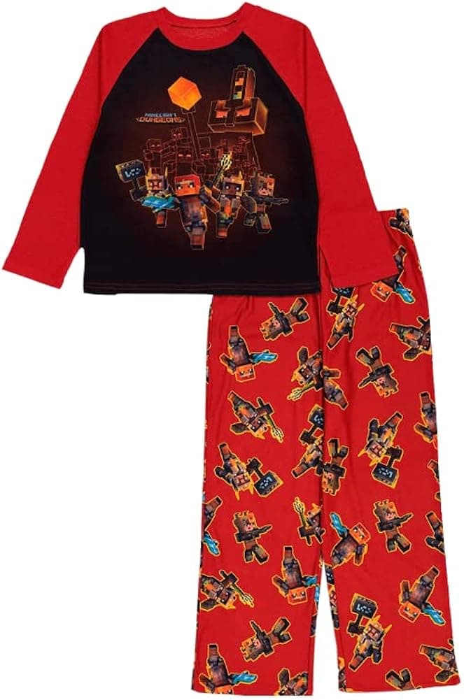 Minecraft Boys Big Pajama Set