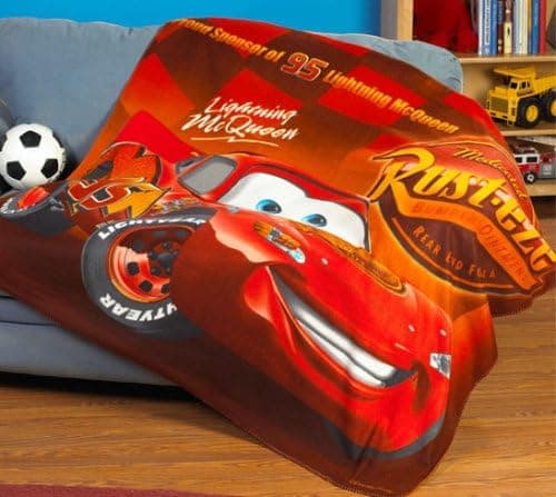 Cars Disney Movie Proud Sponsor fleece blanket NEW