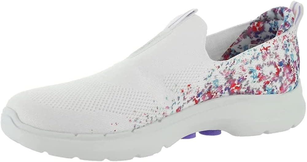Skechers Women's Go Walk 6-Floral Sunrise Sneaker