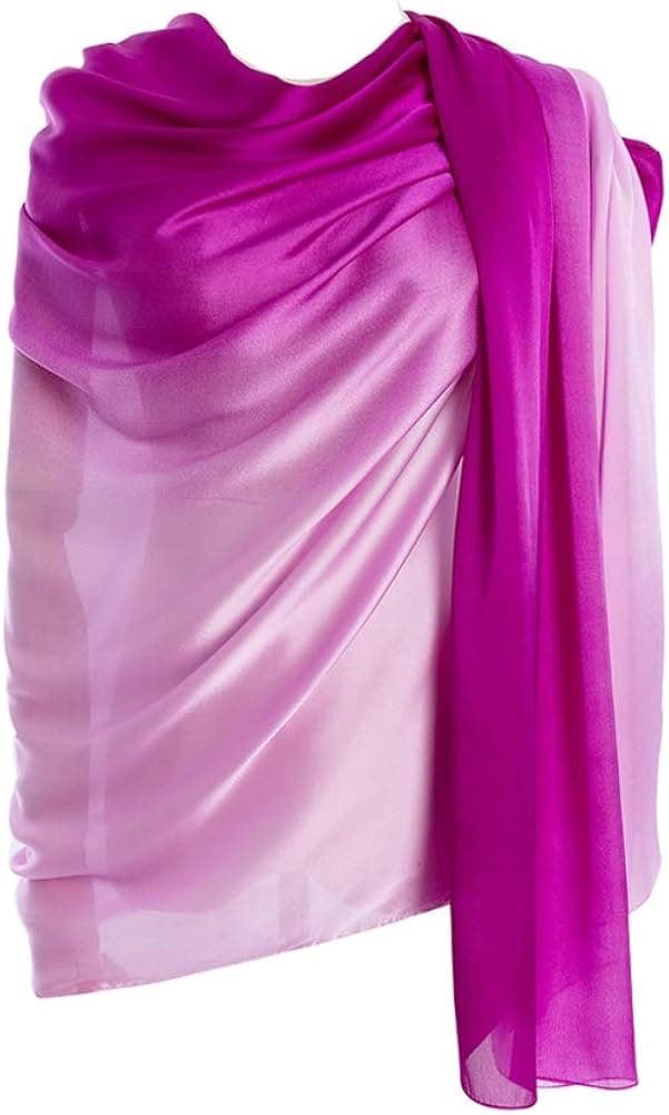 CYZLANN Women's Scarves 100% Silk Long Lightweight Scarfs for women