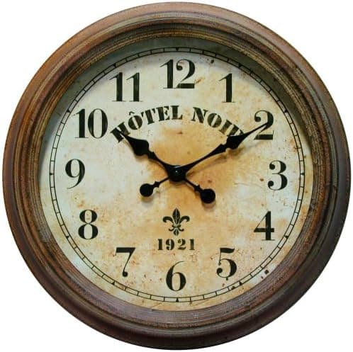Infinity 18.5" Hotel Noir Clock - 13538RS-2733