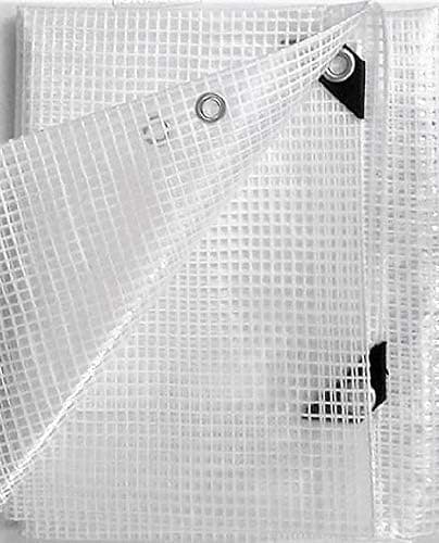 12' X 16' Clear Heavy Duty -14 mil- Poly TARP, Nursery / Greenhouse/ Garden (Finish Size Approx. 11'6" x 15'6")