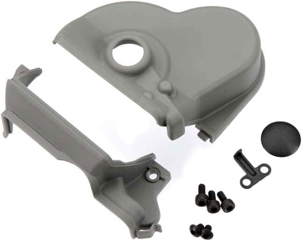 Traxxas 3977R Gear Cover and Dust Plug with 3x6mm Counter Sunk Hardware, 3-Piece