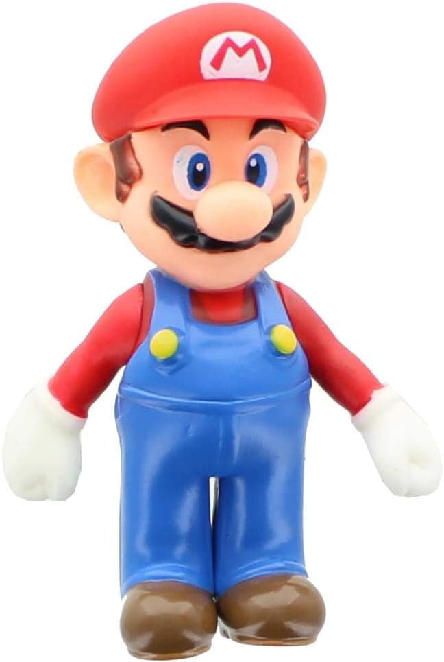 WAREHOUSEDEALS Inspired by Mario (Set of 8 pcs) Mini Party Figures (1.5"--2.8" PVC)