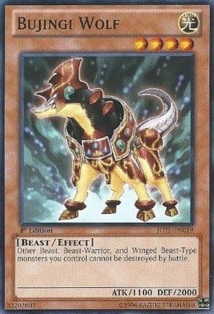 YU-GI-OH! - Bujingi Wolf (JOTL-EN019) - Judgment of The Light - Unlimited Edition - Common