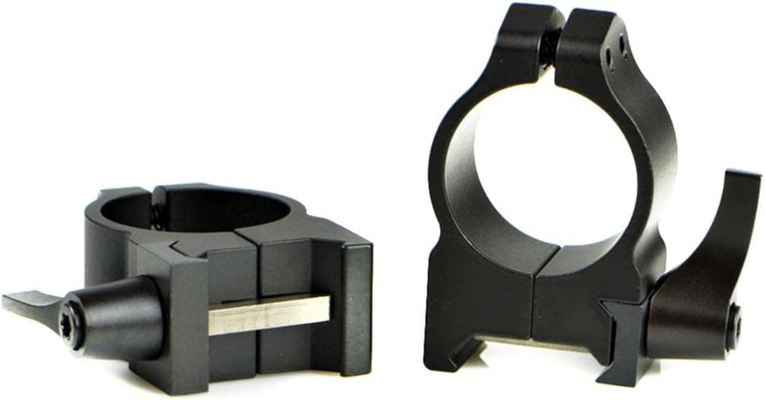 3000289 Warne 1" Quick Detach Rings Low Matte 200lm, Multi, One Size