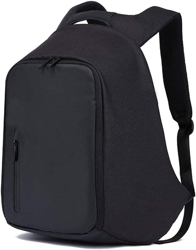 Anti-Theft Travel Backpack Water Resistant Business School Laptop Bag with USB Charging Port 15.6 Inch Computer Bag College Bookbag Daypack for Men Women (Black)