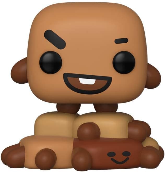 Funko 40239 POP Vinyl Animation: BT21-Shooky BT21 Shooky Collectible Figure, Multicolour, Multicolor, Basic