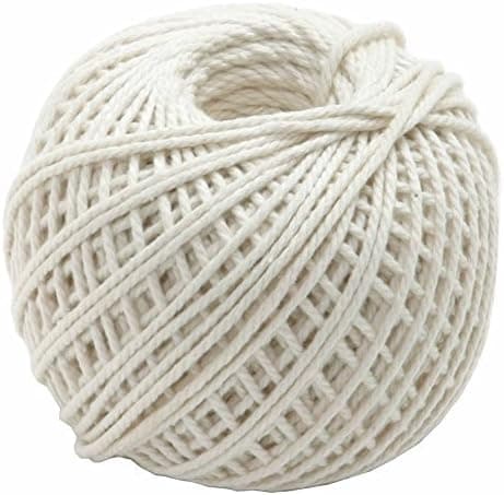 TXIN Kitchen Natural Cotton Cooking Butchers Twine for Meat Prep and Trussing Turkey