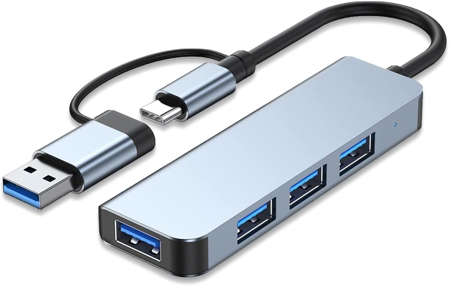 USB Hub 3.0 4-Ports, USB C to USB 3.0 Splitter USB Expander Hub, for MacBook, Mac Pro/Mini, iMac, Ps4/5, Surface Pro, Flash Drive, Samsung, HDD, Keyborad, Mouse
