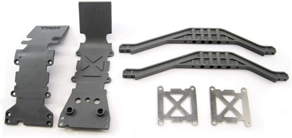 Traxxas T-Maxx 2.5 Classic Front & Rear Skid Plates Chassis diff Bumper 4910