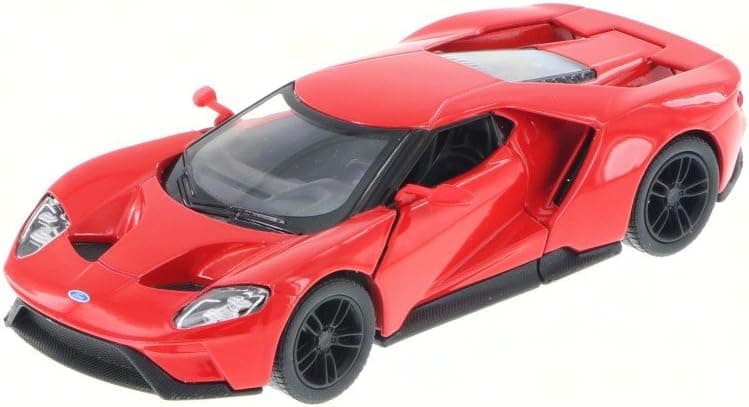 Kinsmart 2017 Ford GT, Red 5391D - 1/38 Scale Diecast Model Toy Car