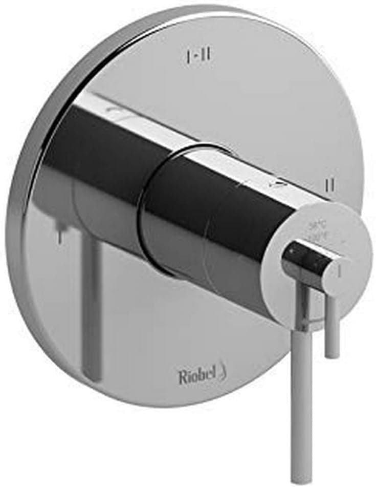 Riobel GS23C-SPEX 2-way Type T/P (thermostatic/pressure balance) coaxial complete valve PEX, Chrome