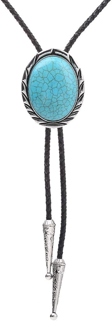Bolo Tie, Vintage Style Round Shape Alloy Bow Tie for Mens