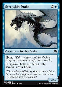 Magic The Gathering - Scrapskin Drake - Origins - Foil