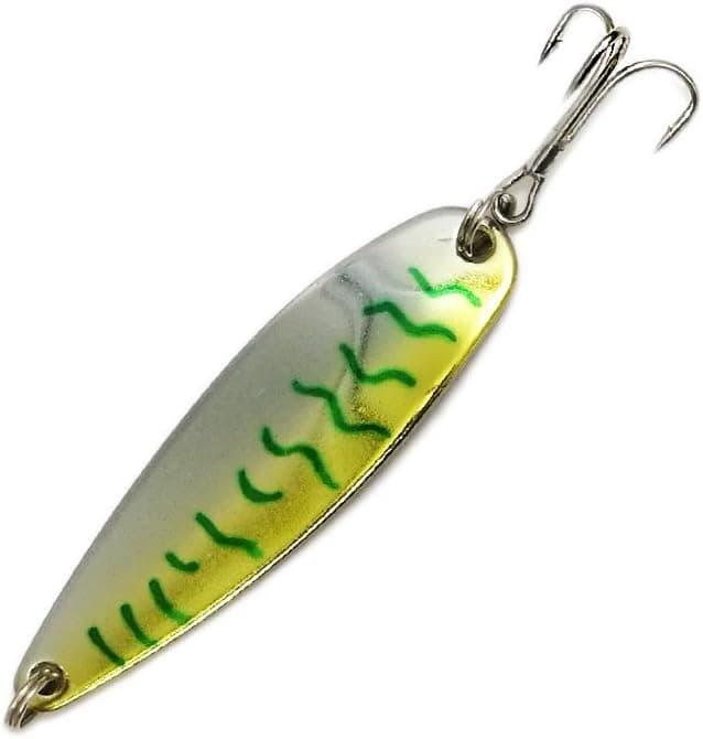 1oz Crocodile Spoons – Green Mackerel - 12pcs