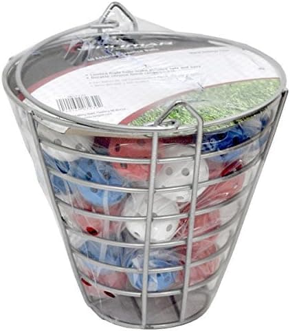 Orlimar Golf 48 Practice Balls with Range Bucket, Red