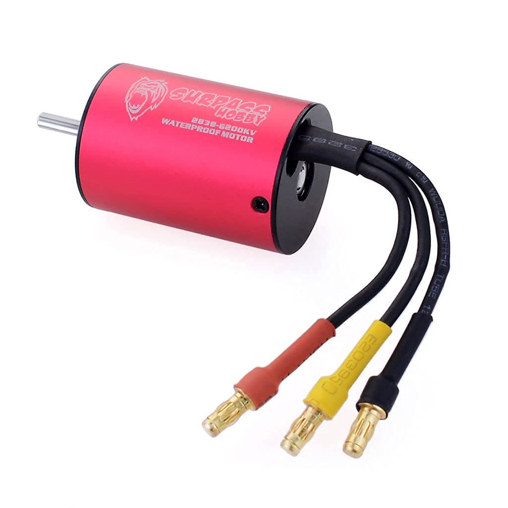 Surpass Hobby KK Series 2838 5700KV Waterproof Brushless Motor Shaft 3.175mm for 1/14 1/16 RC Car
