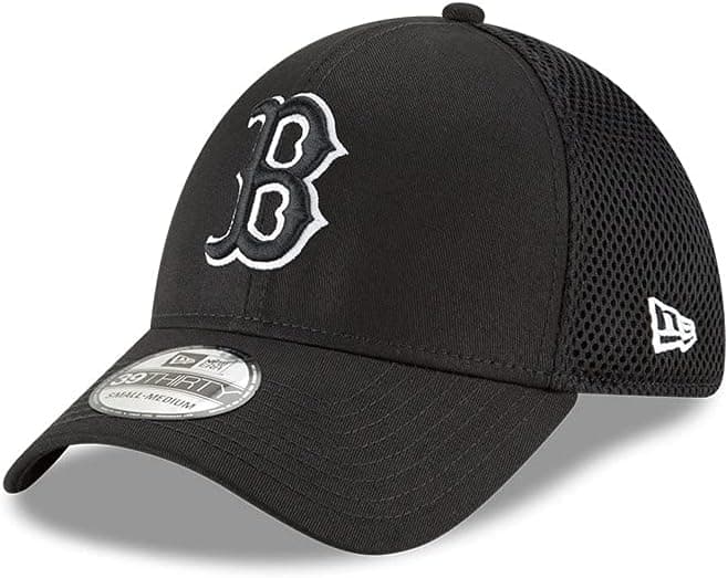 New Era Authentic Boston Red Sox Black Neo 39THIRTY Flex Hat
