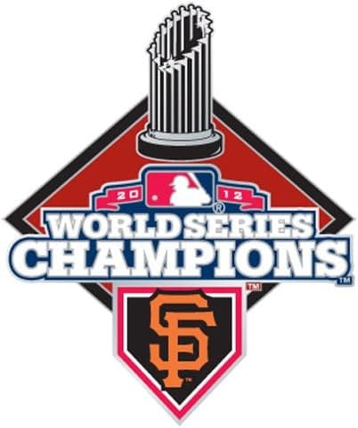 Football Fanatics MLB San Francisco Giants 2012 MLB World Series Champions Trophy Pin ()